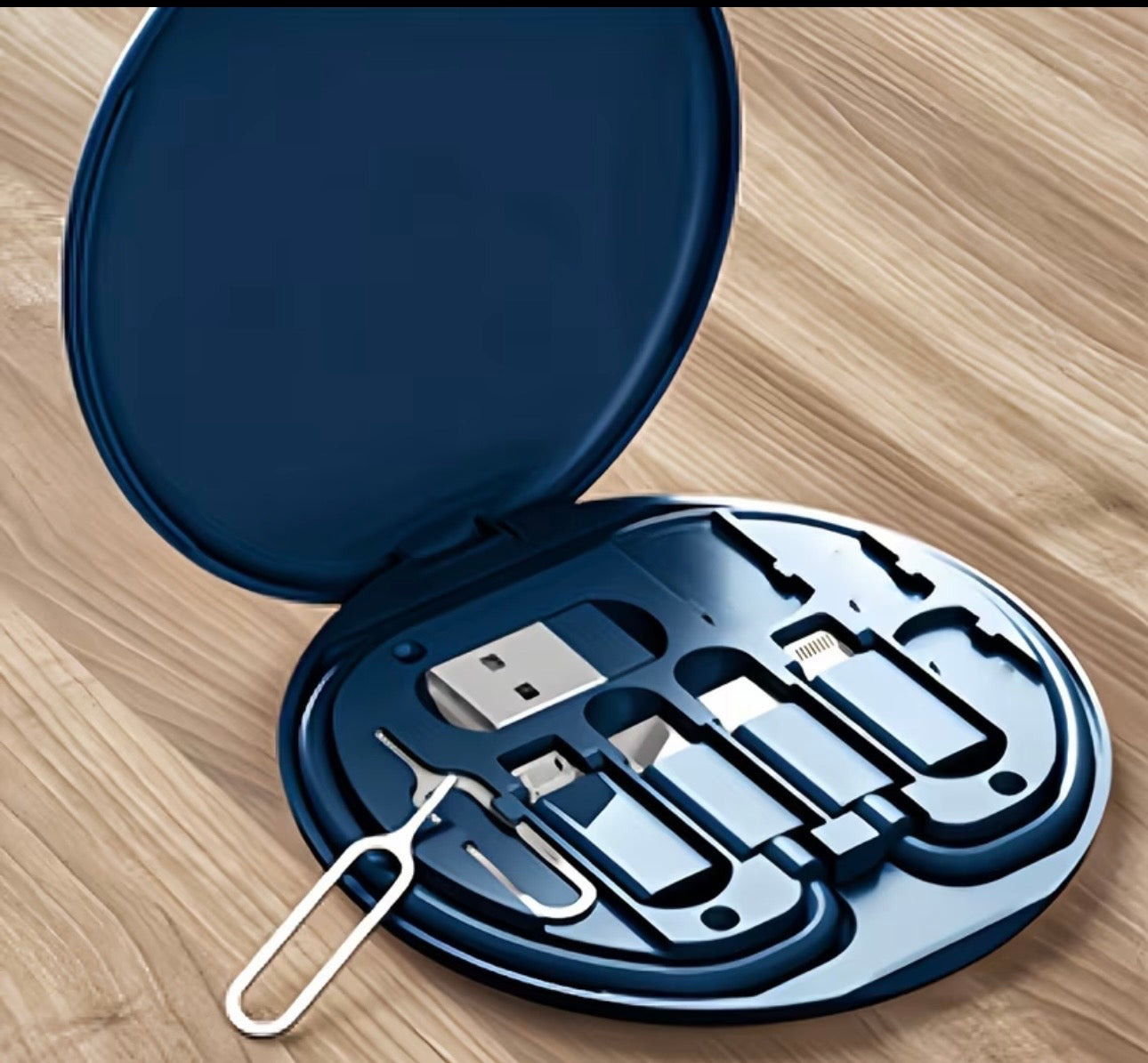 days 9-in-1 MultiFunction PD Fast Charging Cable Set, USB-C Fast Charger + Data Cable Storage Box, Fully Compatible (Android/for iPhone/iPad),