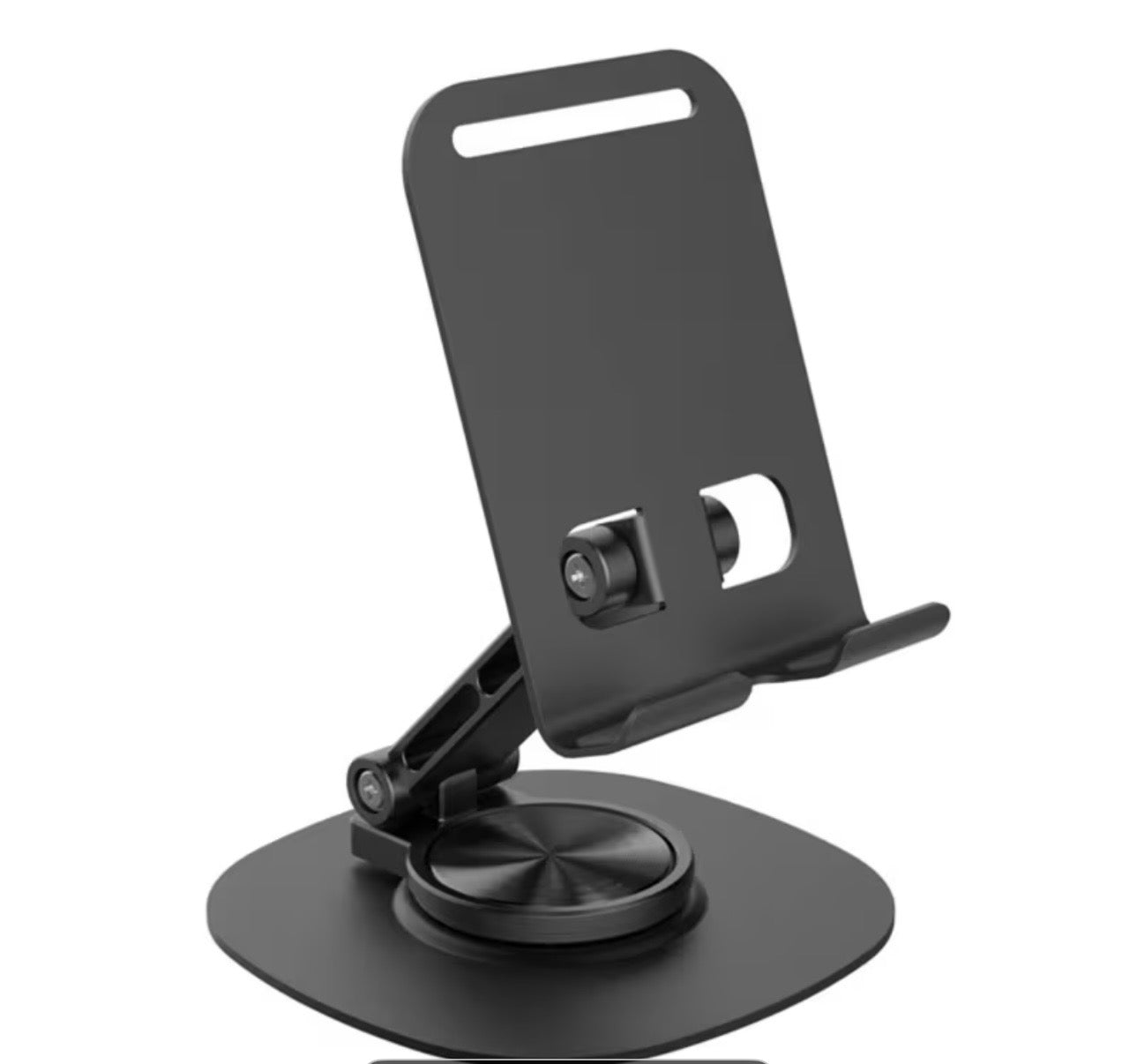 Phone Holder Stand, All-Round Anti-Slip Rotating Metal Universal Mobile Phone Holder,