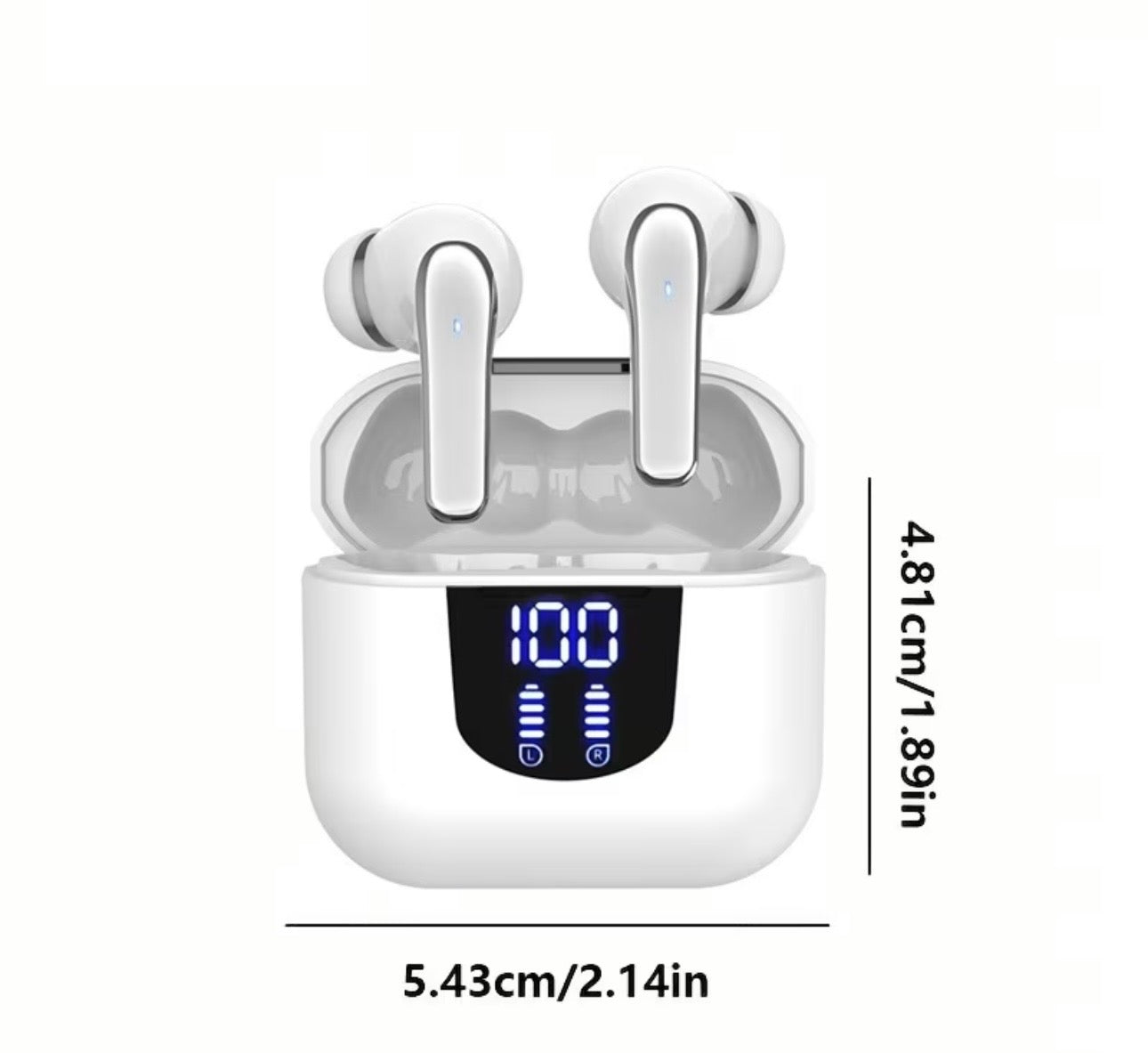 Bluetooth In-ear Earphones, Suitable for iPhone and Android, Gaming Business Sports Earphones with Microphone