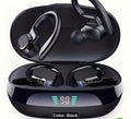 Earphones with Built-In High-Definition Microphone, LED Screen Charging Box